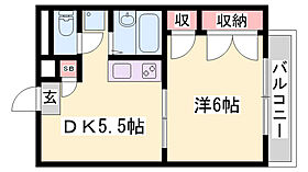 Ｕグレース飾磨  ｜ 兵庫県姫路市飾磨区上野田5丁目（賃貸アパート1DK・1階・28.98㎡） その2