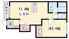 グランシャリオ  ｜ 兵庫県神崎郡市川町千原（賃貸アパート1LDK・1階・44.62㎡） その2