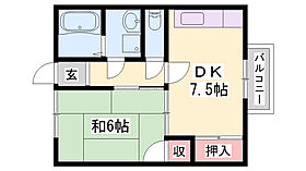 マイアール新町　B  ｜ 兵庫県姫路市大津区新町2丁目（賃貸アパート1DK・2階・35.00㎡） その2