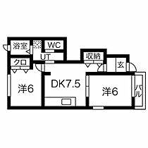 エスペランサYsII  ｜ 兵庫県姫路市仁豊野（賃貸アパート2LDK・1階・44.82㎡） その2