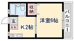 父夫山ハイツ 2階/-