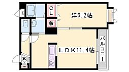 カルムリー福崎　Ｂ棟 3階/-