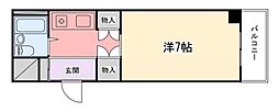 花影中村コーポ 6階/-