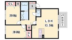 グランモア航A棟 2階