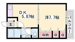 間取図画像 1DK