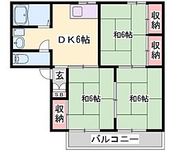 ハイネス北平野B 1階