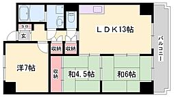 アルコラカーサ佃町2 3LDKの間取図画像