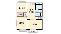 ヴェルディール 2階