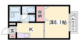 オークタウン書写　C棟 2階/-
