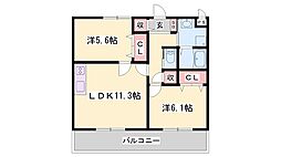 チェリーブロッサム 2階/-