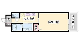 ポーシェガーデン2 1階