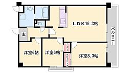 ヒルサイドテラス北平野 2階