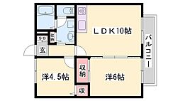 フラワーハイツ B棟 2階