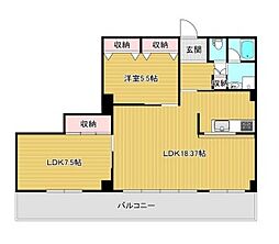 シャルムみつひろ 2LDKの間取図画像