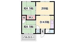 シティビル 3DKの間取図画像
