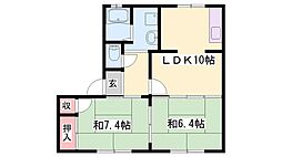 リトルフォレスト御立D棟 2階