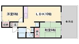 ピュアリティ21 2LDKの間取図画像