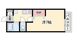 Rinoco 1Kの間取図画像