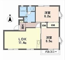 ウエストレイク　A棟 2階/-