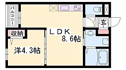 ALMO姫路駅前 4階/-