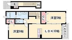ヒルサイド緑ヶ丘A 2階