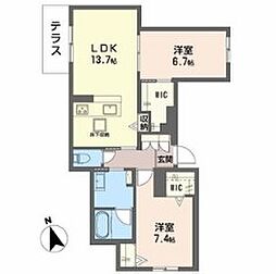 シャーメゾングレース忍町 1階/-