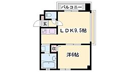ベルトピア姫路1 1Kの間取図画像