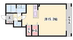 ユートピーエイト ワンルームの間取図画像
