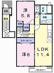 ベル ブリーズII 2階