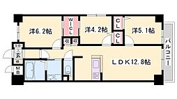 キャッスルコート岩端 4階/-