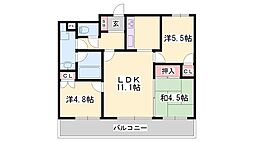 サンワプラザ大手前通 3LDKの間取図画像