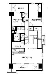 セントラルメゾン夢前川 3LDKの間取図画像