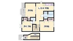 クレストール上野田B 2階
