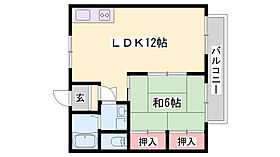 マンション鳩岡  ｜ 兵庫県姫路市飾磨区清水2丁目（賃貸マンション1LDK・3階・45.71㎡） その2