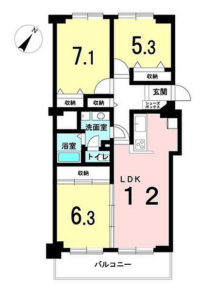 間取りを拡大表示