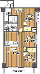 間取図画像 3LDK