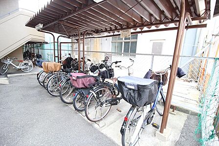 ■自転車置場も綺麗に整頓されています♪