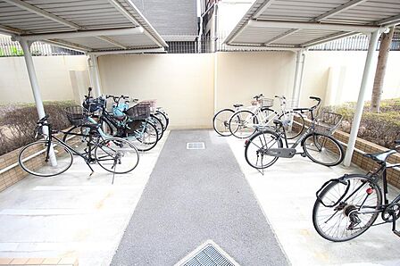 ■自転車置場も綺麗に整頓されています♪