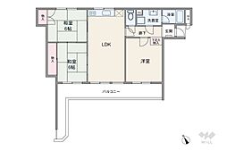 古出来ダイヤハイツ 4DKの間取図画像