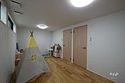将来的に二部屋に分けることができるお部屋です。ご家族のライフスタイルにあわせた住み方が可能です。