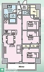間取図画像 3LDK