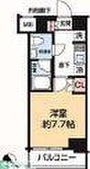 ARCOBALENO OSHIAGE BLOSSOM 1Kの間取図画像