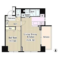 間取図画像 1LDK