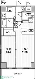 アーバンパーク浅草 1LDKの間取図画像