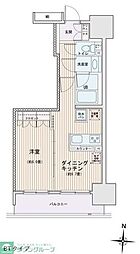 エスティメゾン錦糸町2 1LDKの間取図画像