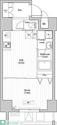 CREATIF押上 1DKの間取図画像