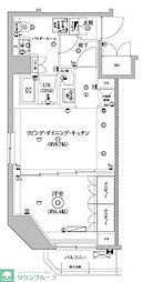 セジョリ墨田イースト3 1LDKの間取図画像