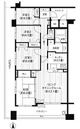 パークビューステージ東陽町 4LDKの間取図画像