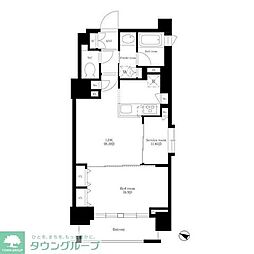 Urbanex神保町 1SLDKの間取図画像