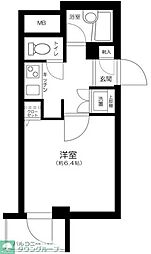 リガーレ本所吾妻橋 1Kの間取図画像